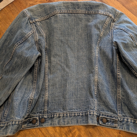 Vintage 80s Levi Denim Trucker Jacket Size 42L - Picture 12 of 12